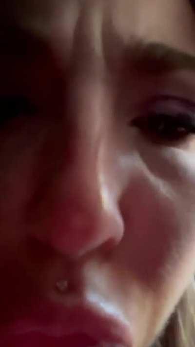 (NSFW) Spit Queen at it again with: Your balls POV.