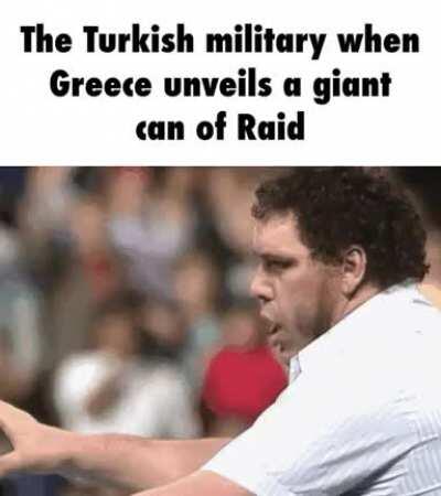 Turkish Military When Greece Unveils a Giant Can of Raid