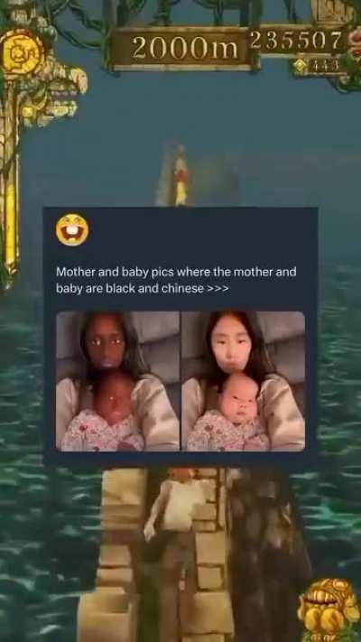 Here's what you look like if you were black or Chinese 