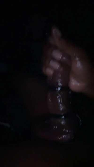 Tuggin my cum filled shaft😵‍💫