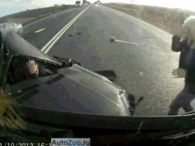 Thank God he was wearing his...oh. Nevermind.