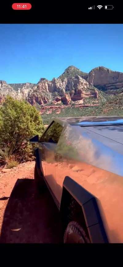 To show what a Cybertruck can do.