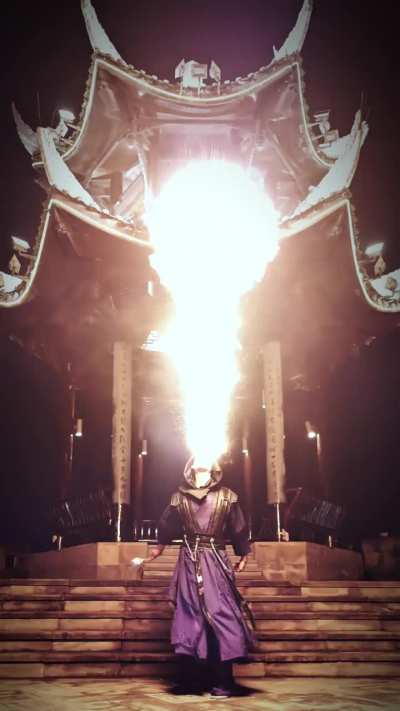 I learnt how to spit fire 喷火 🔥