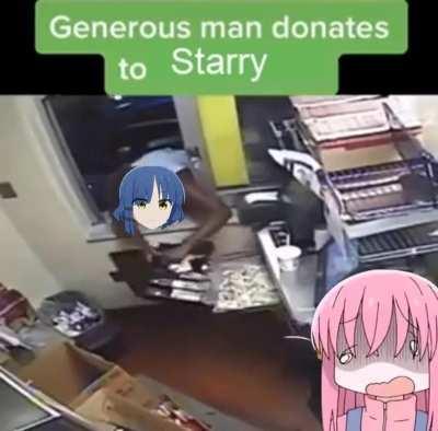 generous man donates to Starry (heartwarming)