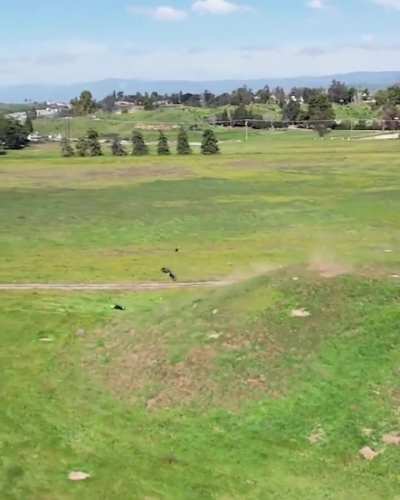 WCGW jumping motorcycle over a house