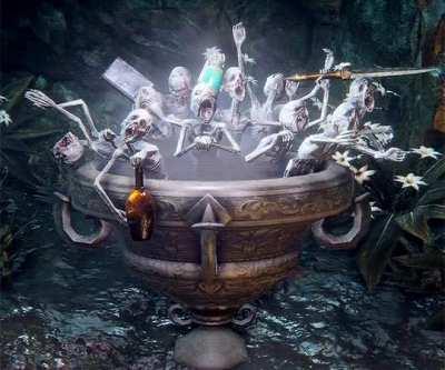 Scary looking characters that slowly start to look cute