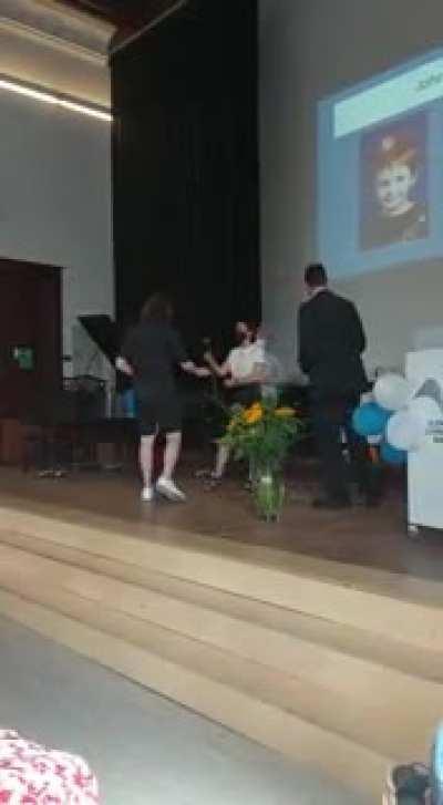 Graduated from high school yesterday, had to make one last impression!