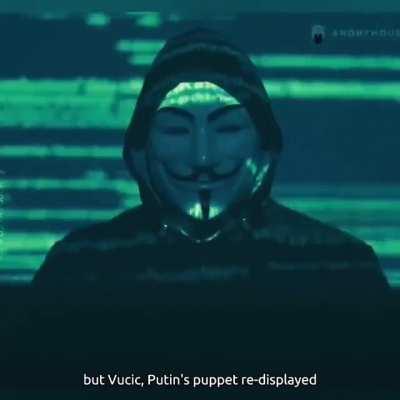 Anonymous group warns Serbia about destabilizing Kosova!