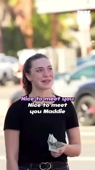 She's so sweet for this