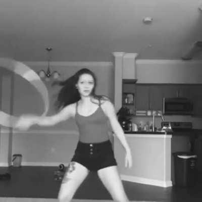 Hula hoop tricks