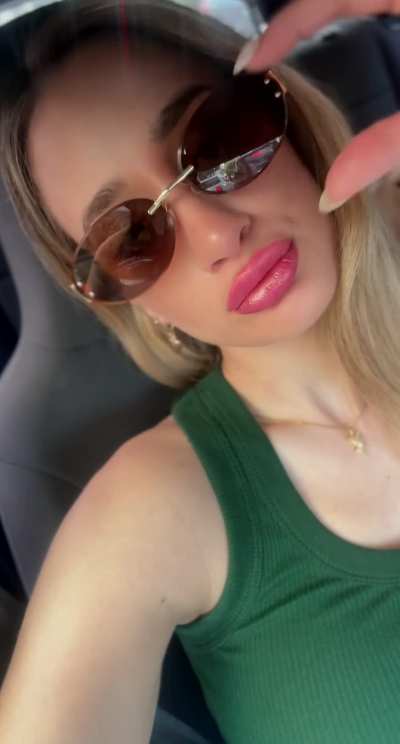 Caught in the act of teasing