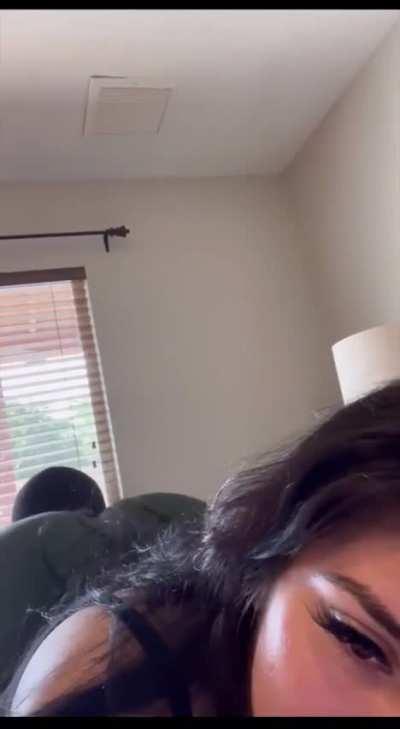 Sniffing goddess Diabla’s ass