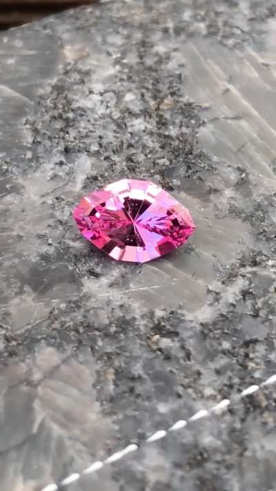 Vietnamese pink  spinel . If you are seeking a rare, perfectly cut, for a custom engagement ring, pendant, or high-end collection, look no further. This stone is a testament to the beauty of natural color and the skill of precision cutting.  Small inclusi