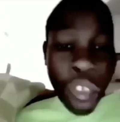 Why he start speaking lag tho?