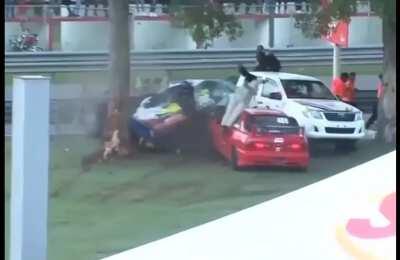 Car smashes tree