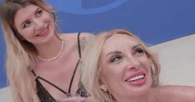 Cum Covered Slut Drinks Even More Cum