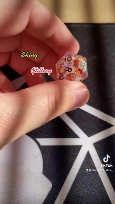 [OC] My wife and I make dice. This is our most recent shop announcement.