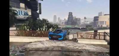 Stunt jump failed successfully