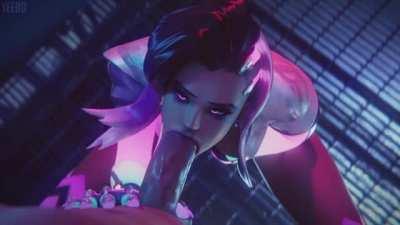 Sucking a big cock (Yeero)