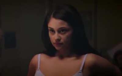 Yvette Monreal's sexy braless selfie scene from the new episode of Stargirl