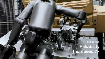 Figure 02 is now an autonomous fleet working at a BMW factory, 400% faster in the last few months