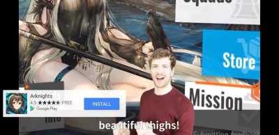 I've got nothing against anime games, except the ads..