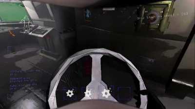 Hey wait that red dot is in the ship