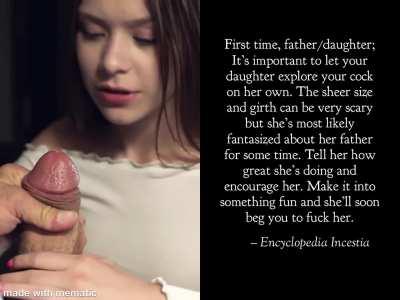 Encyclopedia Incestia - first time; father/daughter