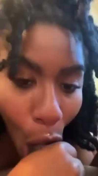 Getting head from babysitter