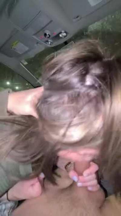 he wanted me to pull over and suck his dick, so i did