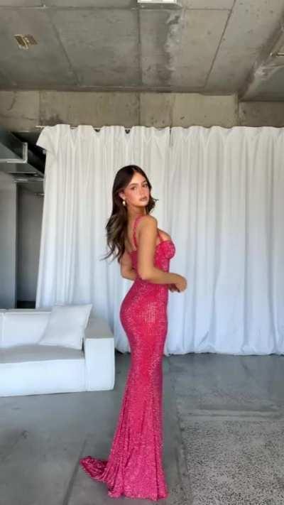 Who doesn't love a red dress?