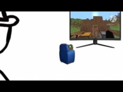 You see nothing, only minkraft