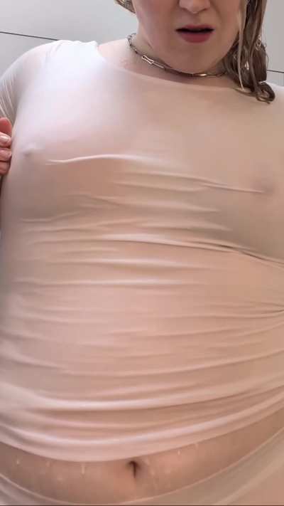 Soaked and loving it