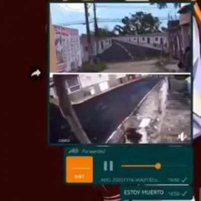 painted a street on a wall