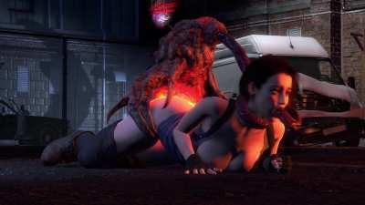 Jill in a predicament (WintersSFM) [Resident Evil]