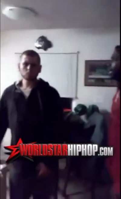 slapped em in his own residence