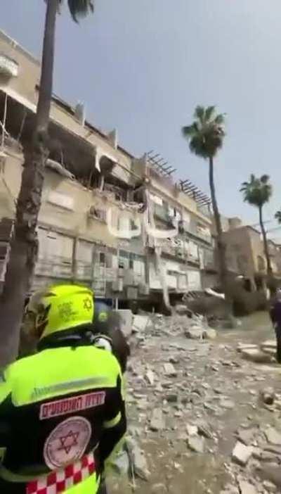 Some of the damage by Iran in Tel-Aviv