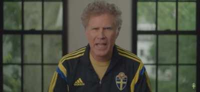 En Hälsning från Will Ferrells till Svenska Landlaget