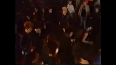 Rare footage of early 80's goths dancing in their natural habitat (West Yorkshire, 1984)