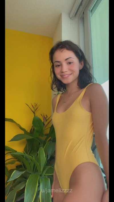 First post here 🤪trying my swimsuit on... and off 😈