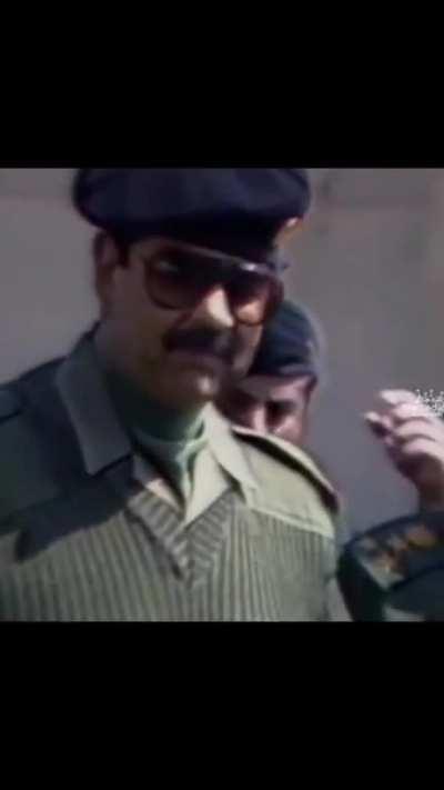 Today would’ve been Saddam’s birthday he would’ve turned 86 years old RIP 🇮🇶😪