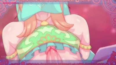 Gerudo Link riding hard (theobrobine)