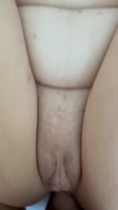 He cums so deep I can hardly push out the creampie