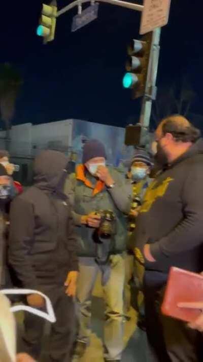 Evangelical fanatics invade skid row to superspread the virus among the homeless. Here's one of them telling the homeless that they won't get infected if they read the bible.
