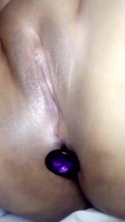 Neeqah with the butt plug 🍑💎😍❤️