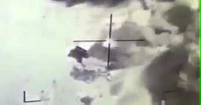 Saudi Air Force targets missile/Houthis before launch. Yemen unknown date