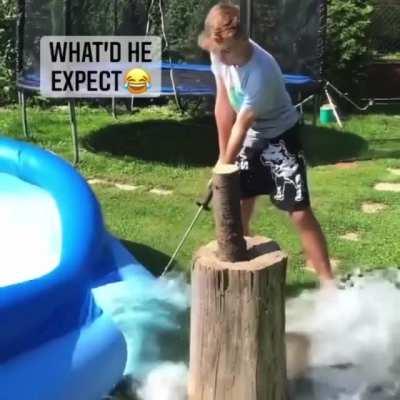 And that’s when his sword got taken away forever