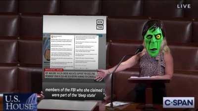 How Brave of Marginal Traitor Greed to Show This Clip In Congress