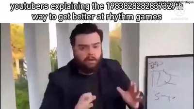 rhythm game fans be like