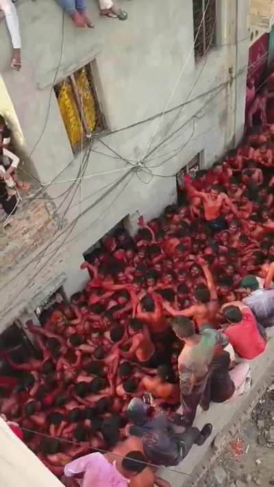 Holi festival in india.